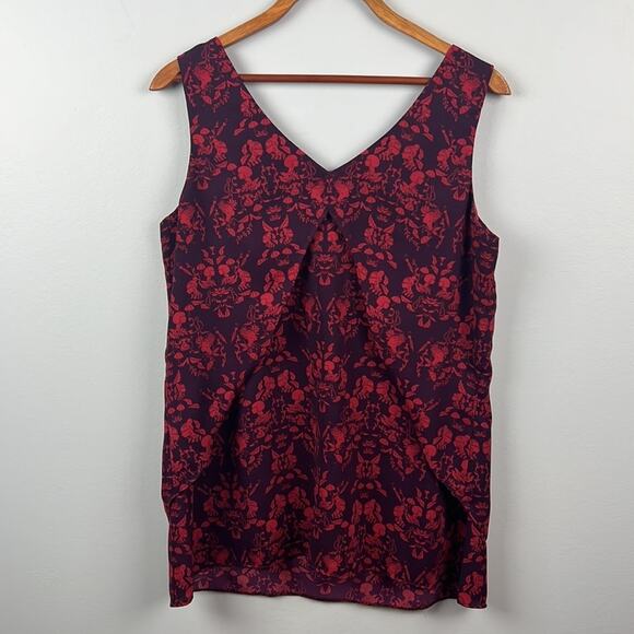 CAbi cameo plum sleeveless blouse style 3258 size medium - Picture 8 of 9
